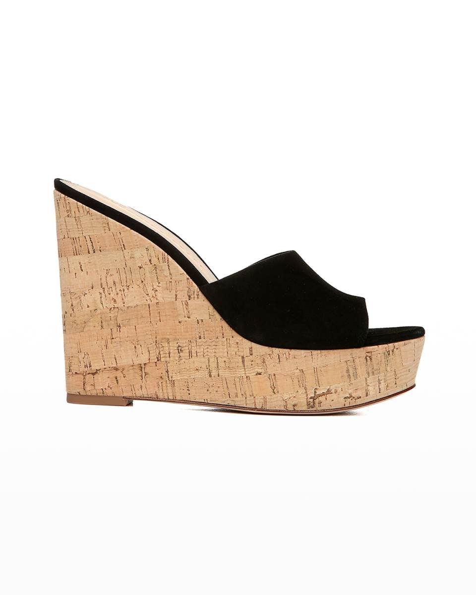 Dali Suede Platform Wedge Sandals
